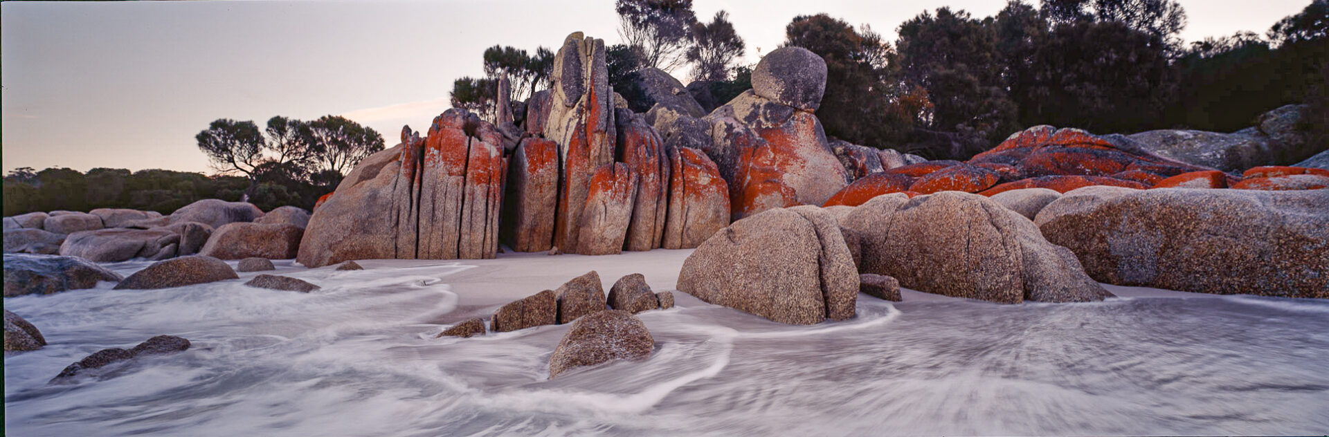 Boulders & Tide, Bay Of Fires, Tasmania